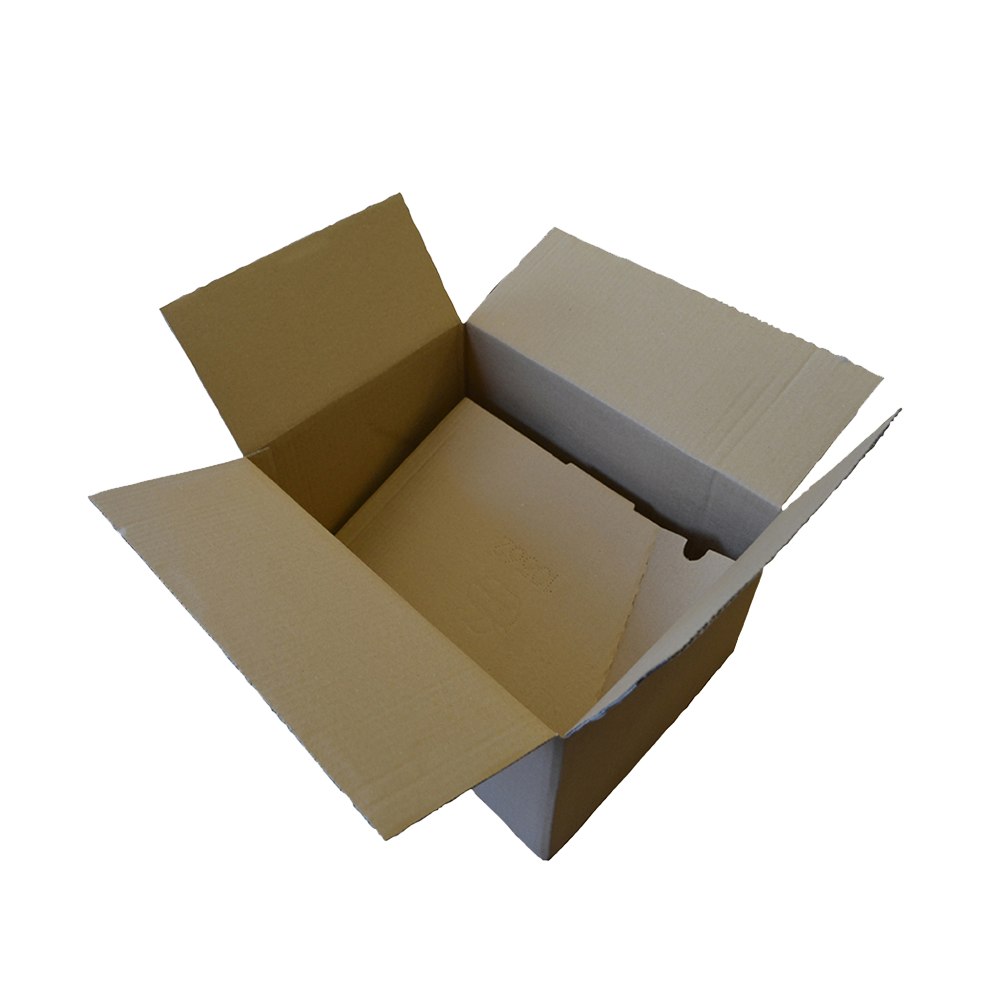 Wellpapp-Faltbodenschachtel (Speedbox I) - 375mm x 280mm x 180mm - fefco 0701 - Q.1.2