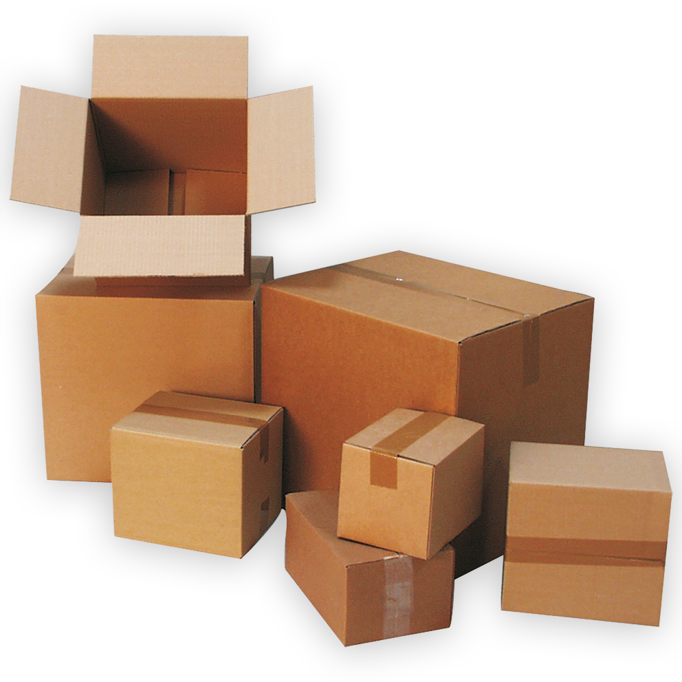 Wellpapp-Faltkarton - 230mm x 120mm x 145mm - fefco 0201 - Q.1.3