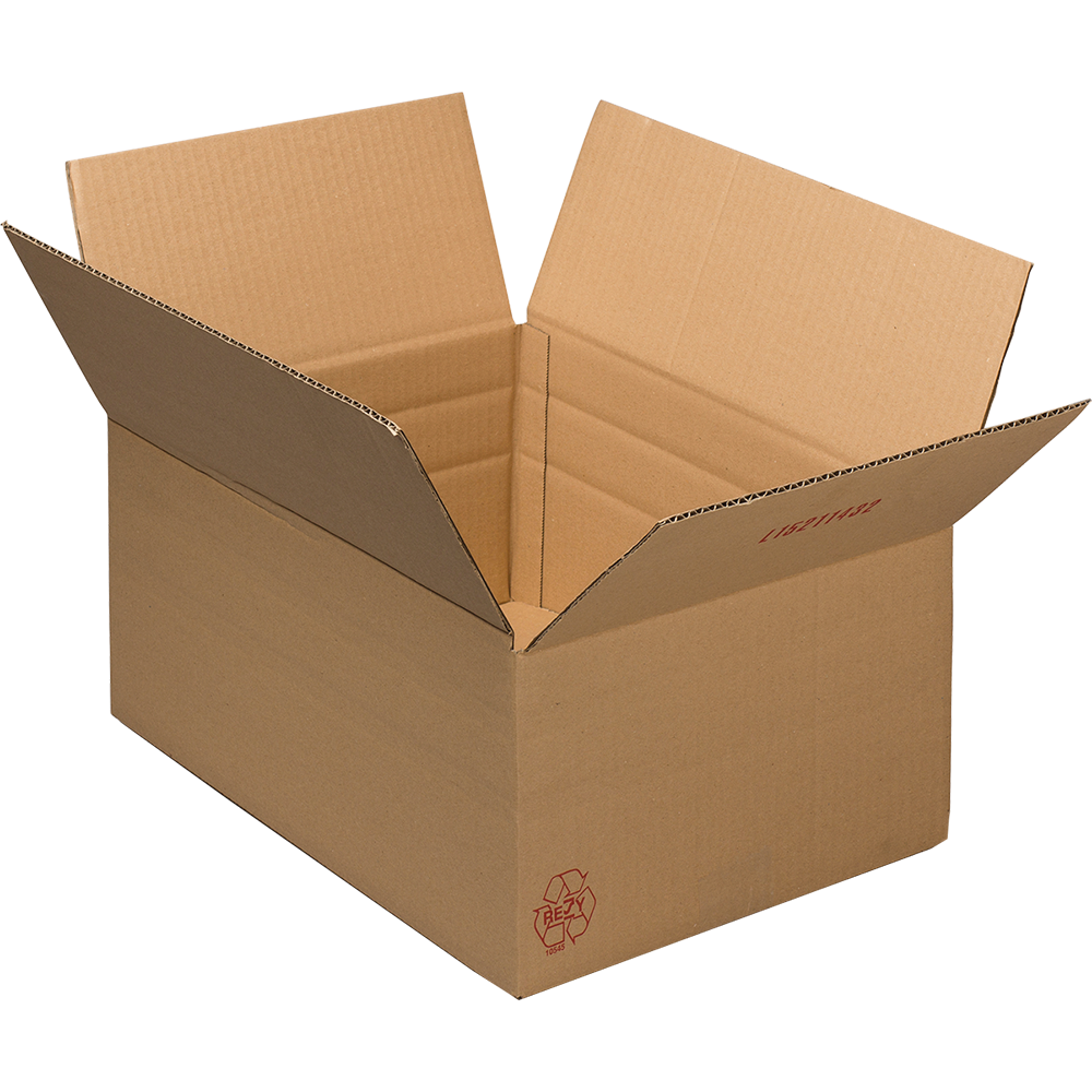 Wellpapp-Faltkarton - 1000mm x 350mm x 250mm - fefco 0201 - Q.2.3